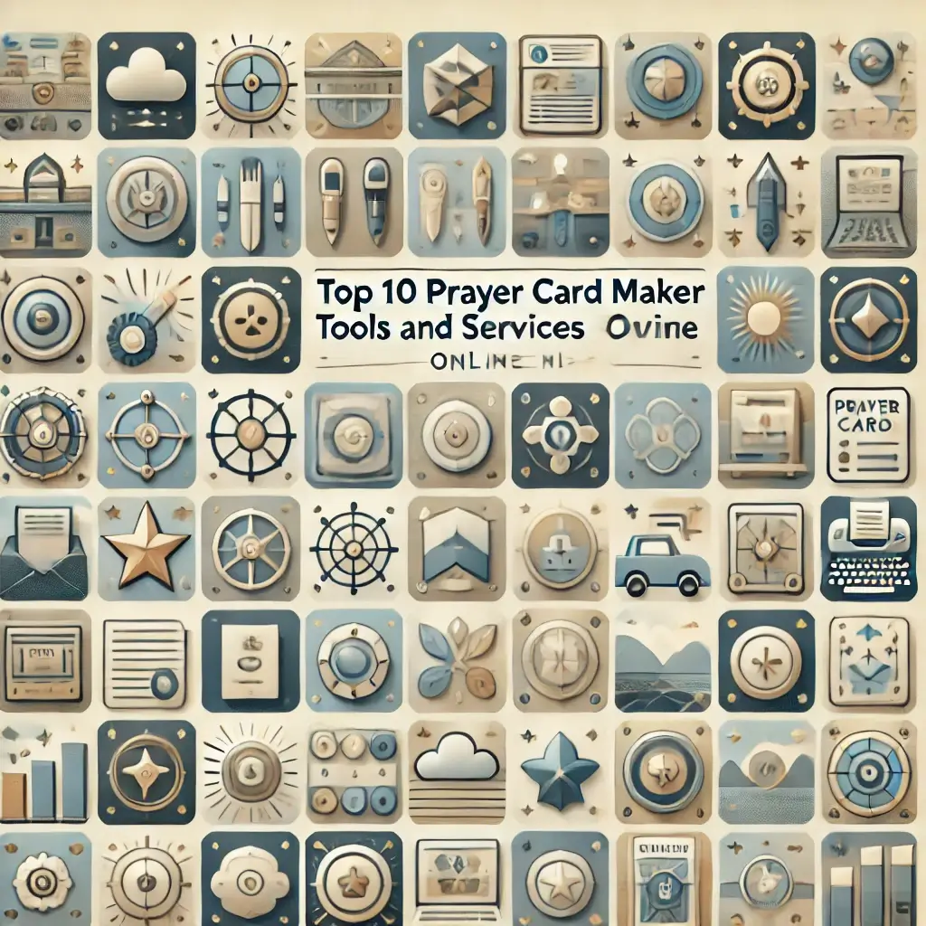 prayer cards online maker