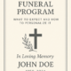 funeral program