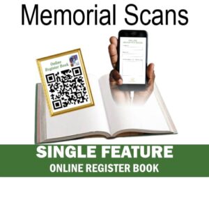 Single Use - Online Register Book