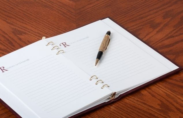 Messages To Expect in a Funeral Register Book